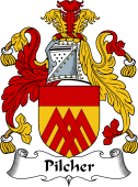 English Coat of Arms for the family Pilcher