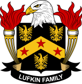 Coat of arms used by the Lufkin family in the United States of America