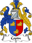 English Coat of Arms for the family Copin