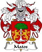 Portuguese Coat of Arms for Matos or Mattos