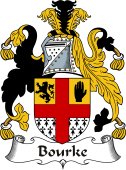 Irish Coat of Arms for Bourke