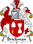 English Coat of Arms for the family Brickman
