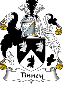 English Coat of Arms for the family Tinney