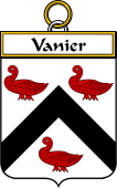 French Coat of Arms Badge for Vanier
