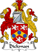 English Coat of Arms for the family Dickman