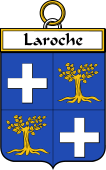 French Coat of Arms Badge for Laroche