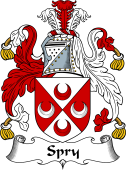 English Coat of Arms for the family Spry