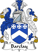 English Coat of Arms for the family Barclay