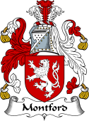 English Coat of Arms for the family Montford