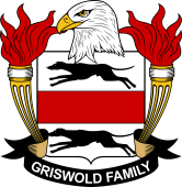 Coat of arms used by the Griswold family in the United States of America