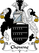 English Coat of Arms for the family Chowne