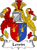 English Coat of Arms for the family Lewin