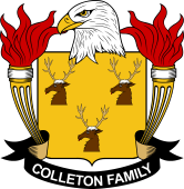Coat of arms used by the Colleton family in the United States of America