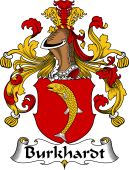 German Wappen Coat of Arms for Burkhardt
