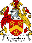 English Coat of Arms for the family Chambers