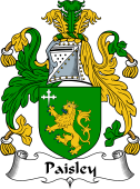 Irish Coat of Arms for Paisley or Peasley