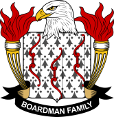 Coat of arms used by the Boardman family in the United States of America