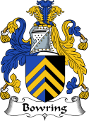 English Coat of Arms for the family Bowring