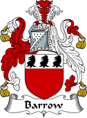 English Coat of Arms for the family Barrow
