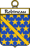 French Coat of Arms Badge for Robineau