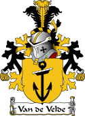 Dutch Coat of Arms for Van de Velde