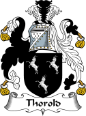 English Coat of Arms for the family Thorold