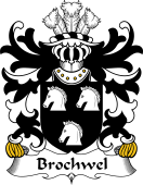 Welsh Coat of Arms for Brochwel (YSGITHROG)