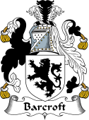 English Coat of Arms for the family Barcroft