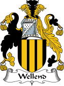 English Coat of Arms for the family Wellend