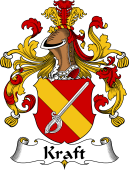 German Wappen Coat of Arms for Kraft