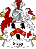 English Coat of Arms for the family Slegge or Slegg