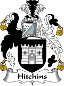 English Coat of Arms for the family Hitchins