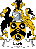 English Coat of Arms for the family Lark