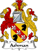 English Coat of Arms for the family Ashman