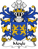 Welsh Coat of Arms for Moyle (or Mule of Ruthin, Denbighshire)
