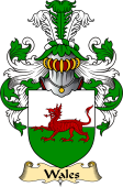 Welsh Family Coat of Arms (v.23) for Wales National