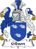 English Coat of Arms for the family Gibson