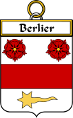 French Coat of Arms Badge for Berlier