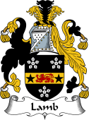 English Coat of Arms for the family Lamb