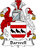 English Coat of Arms for the family Barwell