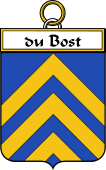 French Coat of Arms Badge for du Bost (Bost du)