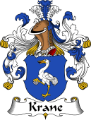 German Wappen Coat of Arms for Krane