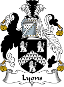 Irish Coat of Arms for Lyons
