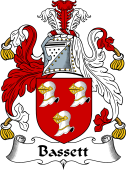 English Coat of Arms for the family Bassett