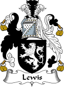 English Coat of Arms for the family Lewis I (Wales)