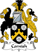 English Coat of Arms for the family Cornish