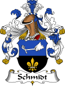 German Wappen Coat of Arms for Schmidt