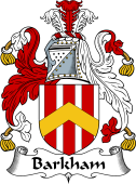 English Coat of Arms for the family Barkham