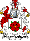 English Coat of Arms for the family Higginbotham