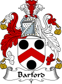 English Coat of Arms for the family Barford or Barfoot